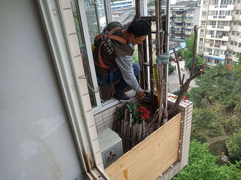 陽臺(tái)植物拆除:將陽臺(tái)和客廳打通。很多人想擴(kuò)大自家客廳面積，改善采光情況，因此就選擇打通陽臺(tái)和客廳，這并不是完全不行的，但是要考慮戶型的實(shí)際情況。有的戶型陽臺(tái)的墻是用來抗震的，如果拆掉，短期看不出問題，但是長(zhǎng)期使用必然會(huì)影響房子的承載能力，遇到嚴(yán)重災(zāi)禍的時(shí)候，就完全無法抵抗了。