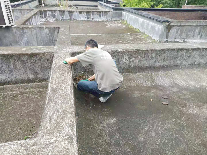 屋面基層處理做防水